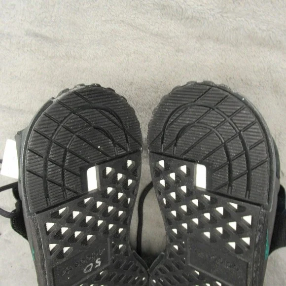 Adidas Futurepacer Shoes Mens 10 Core Black Carbon Green Leather‎ Sneakers NEW